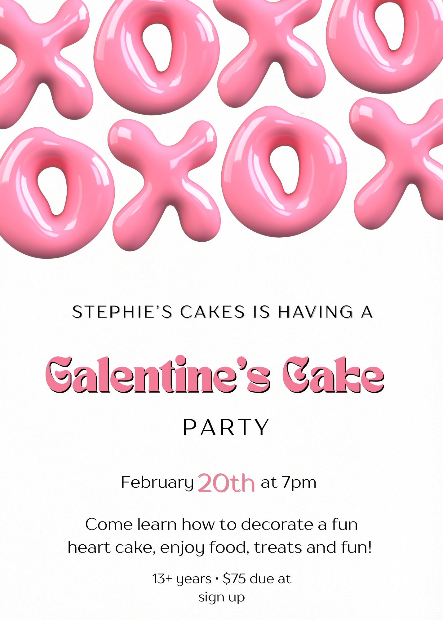 Galentine’s Class 13+