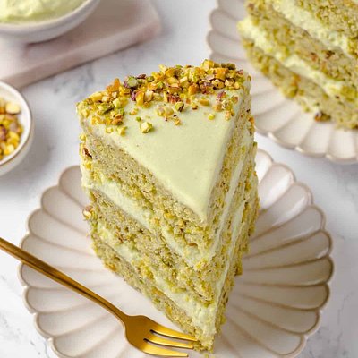 8" Pistachio Cake (3-Layered)