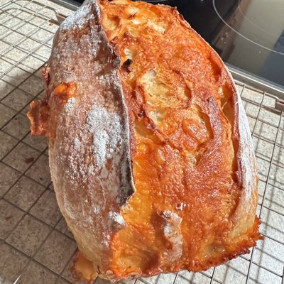 Asiago Cheese Sourdough Bread