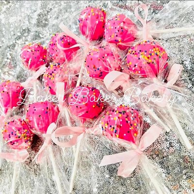 1 Dozen Basic Cake Pops (Drizzle & Sprinkled)