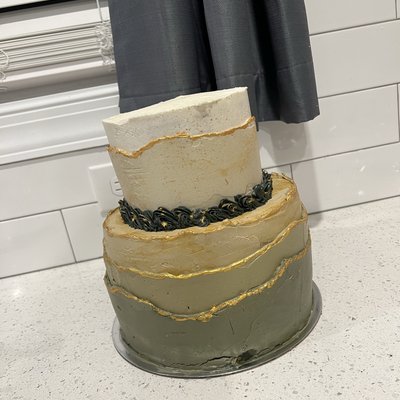 Two Tier Cake (Serves up to 34)