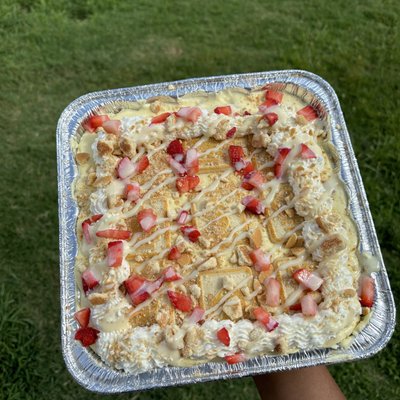 Strawberry Banana Pudding Pan