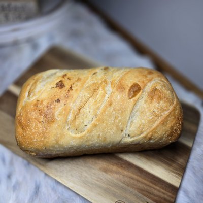 Roasted Garlic And Herb Sourdough Loaf