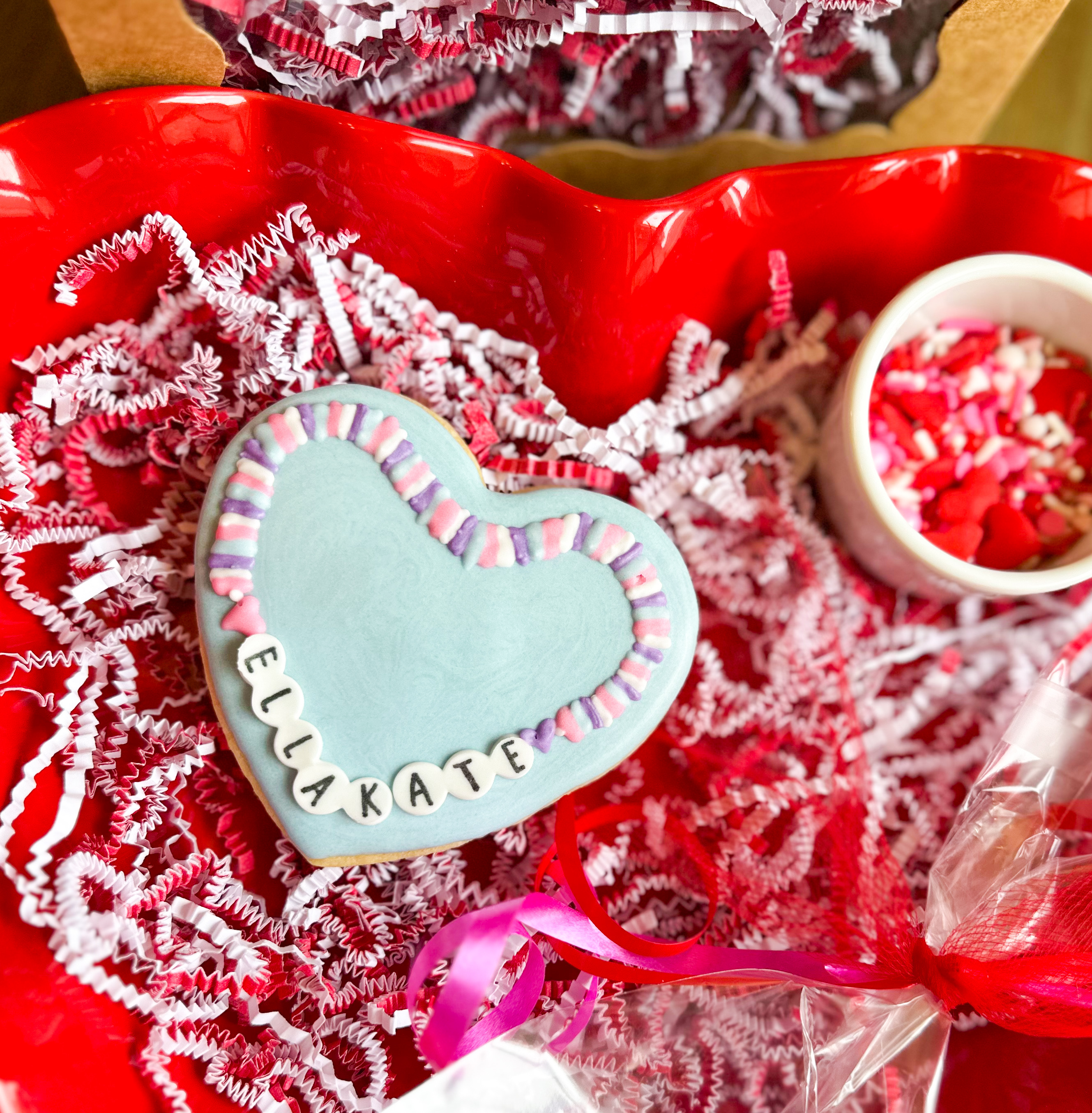 Friendship Bracelet Personalized Single Cookie