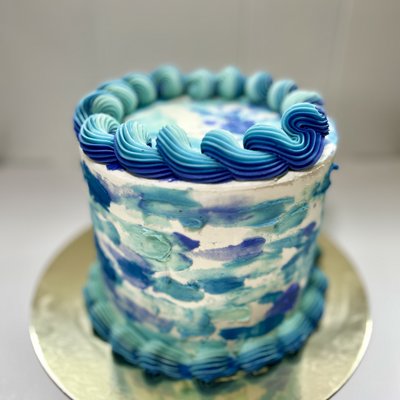 6”, 4-layer cake