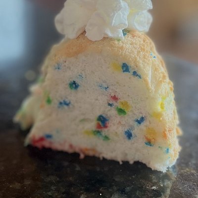 Confetti Angel Food Cake