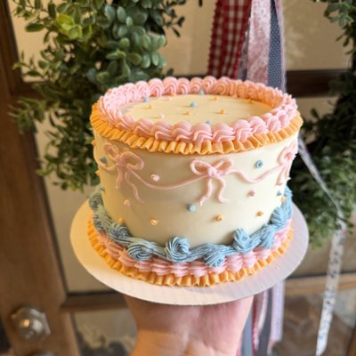 6in 2 Layer Custom Cake 