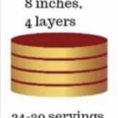 8” - 4 Layer Cake
