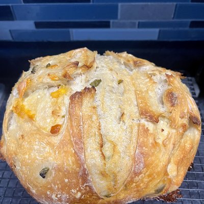 Jalapeño Cheddar Bacon Sourdoughbread 