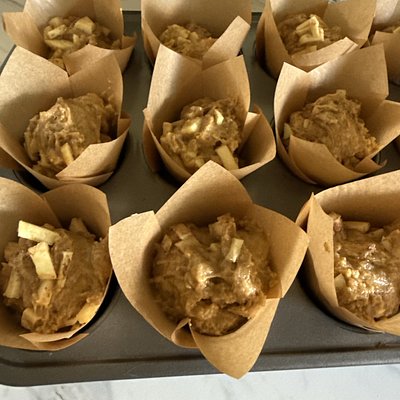 Apple cinnamon muffins