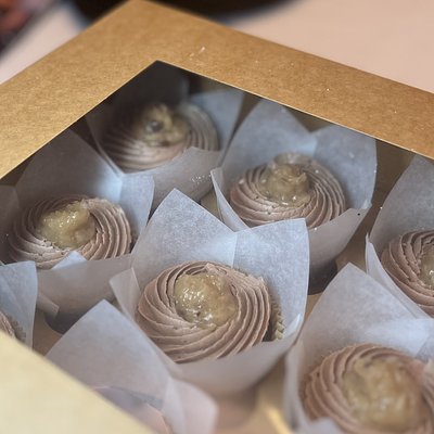 German Chocolate Cupcakes - 1 Dozen