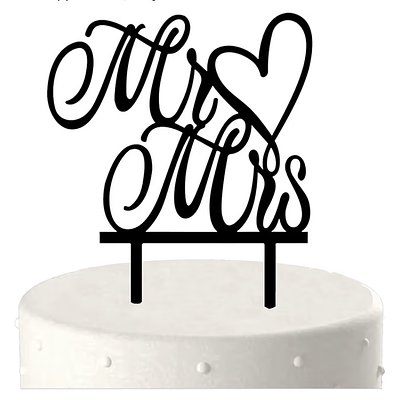 Custom Acrylic Cake Topper 