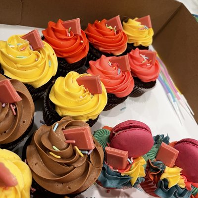 Birthday Number Cupcake Cake-24 Count