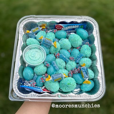 Big Candied fruit tray W/ two fruits 