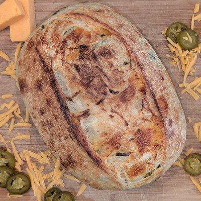 Jalapeno Cheddar Sourdough 