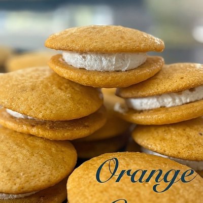 3” Orange Cream Whoopie Pie