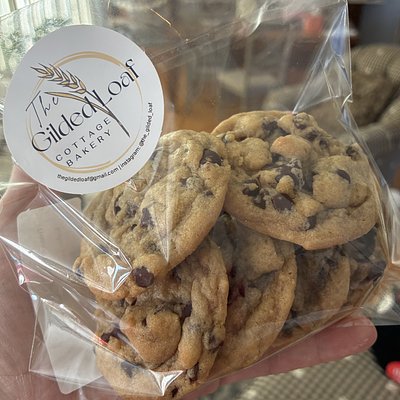 Mini Double Chocolate Chip Cookies