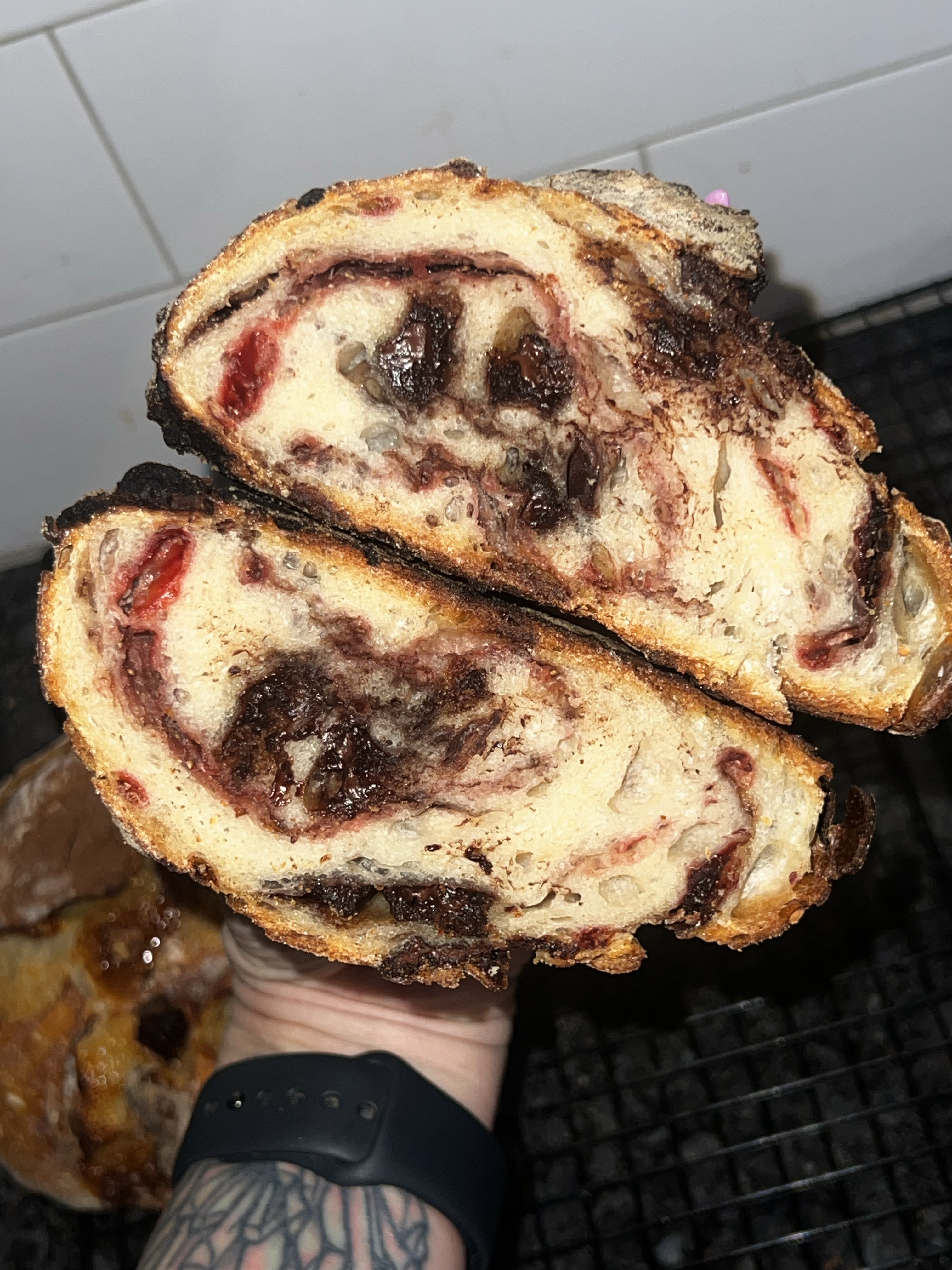 Strawberry Chocolate Chunk Sourdough 