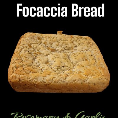 *Focaccia Bread - Rosemary Garlic (vegan)