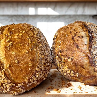 Organic Honey Oat Sourdough Loaf