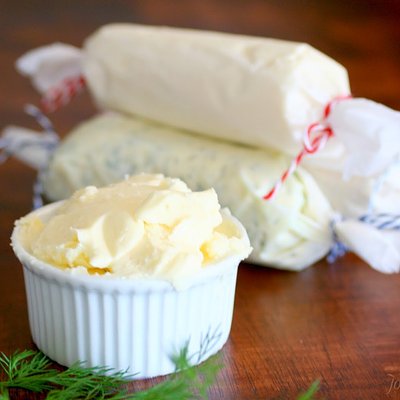 Hand Rolled Butter UnSalted  12 Oz Jar 