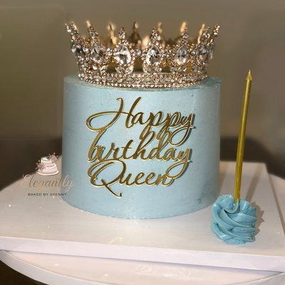 Happy Birthday Charm Gold 
