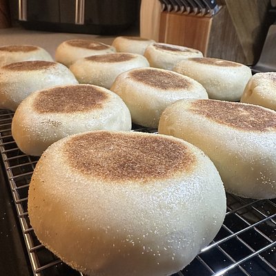 Sourdough English Muffins