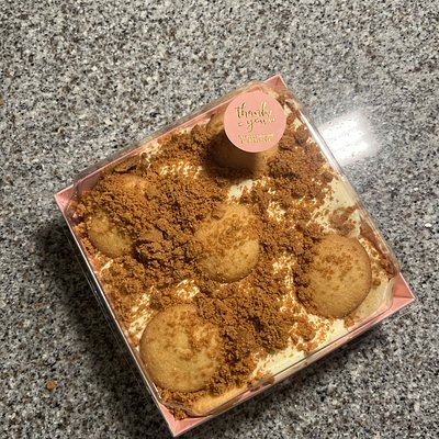 XS Biscoff banana pudding tray 