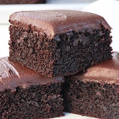 Chocolate Sheet Cake/Dozen Chocolate Cupcakes