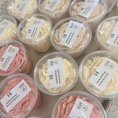 Garlic Parmesan Whipped Butter