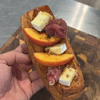 Peach Brie Prosciutto