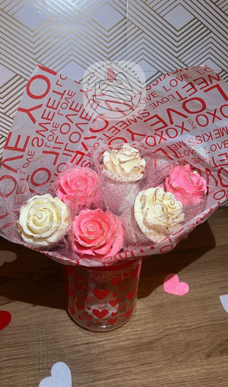 Boutique of chocolate covered strawberry roses