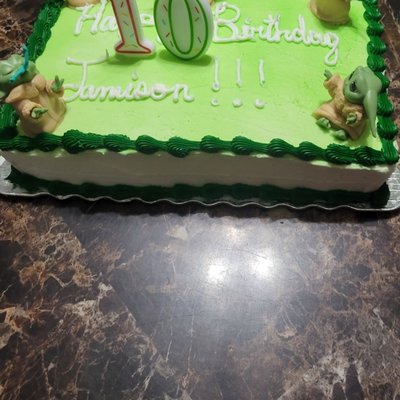 1/2 Sheet Cake