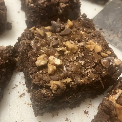 1/2 Dozen Double Fudge Brownies 5 Ounces Each 