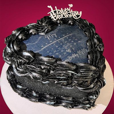 Heart Shaped Custom Cake
