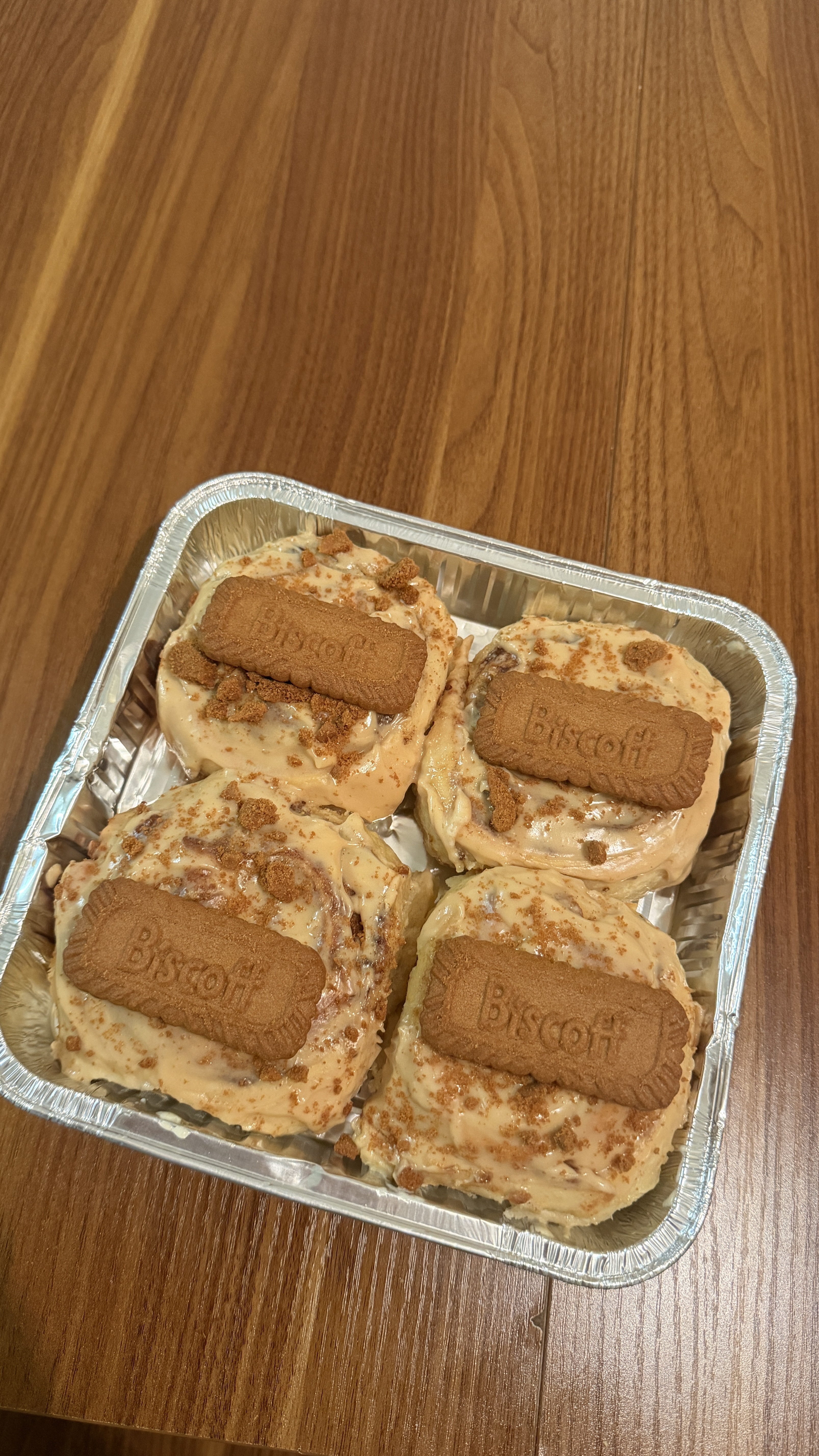 4 Pack Biscoff Cinnamon Rolls