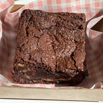 Stuffed Peanut Butter Brownie Bar