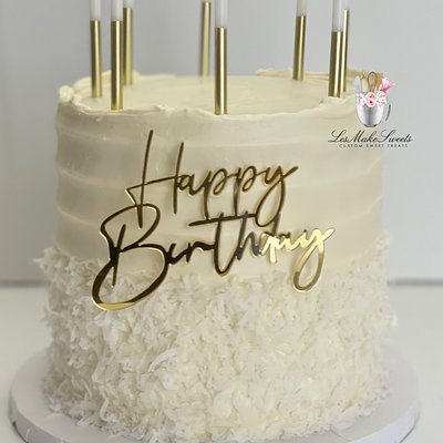 6 Inch Coconut Pineapple Cake