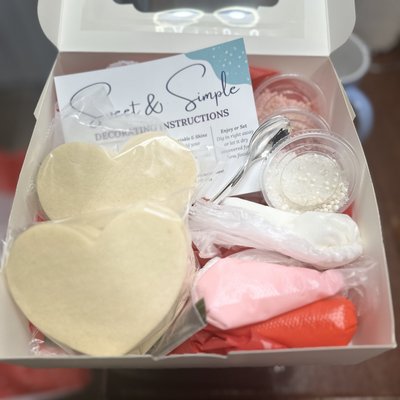 Valentines Hearts Cookie Kit