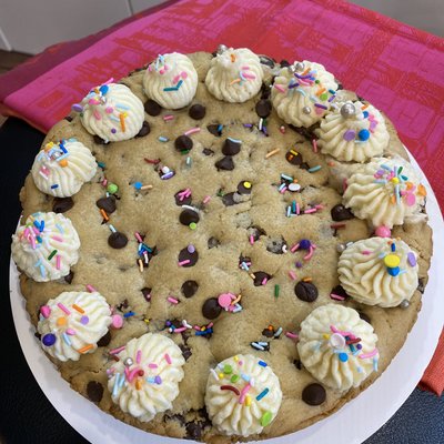 Chocolate Chip Cookie Cake