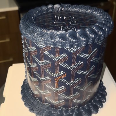 Goyard Inspired 1 Tier Cake