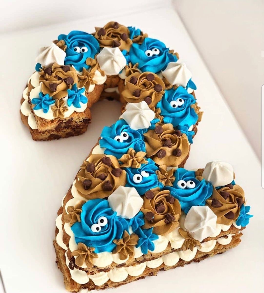 Cookie Cake - Shapes (A-Z or 1-99)