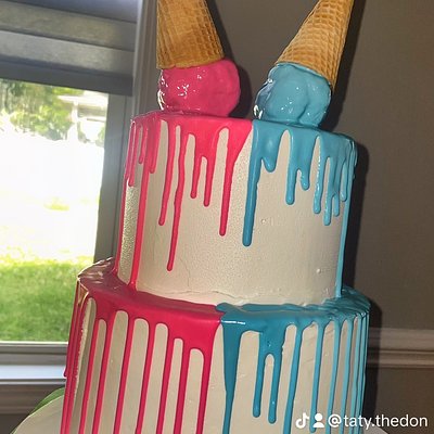 Custom 2 Tier Cake