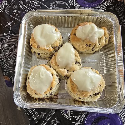 Chocolate Chip Cream Cheese Biscuits 