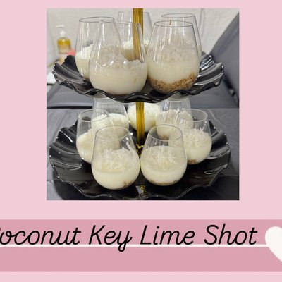 Coconut Key Lime Pie Shot