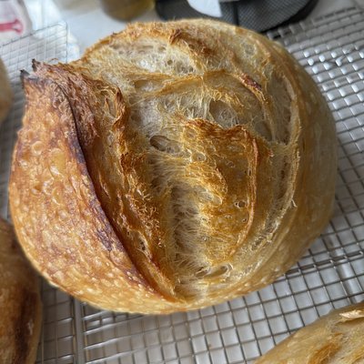 Mozzarella, Chili Oil & Scallions Sourdough Loaf