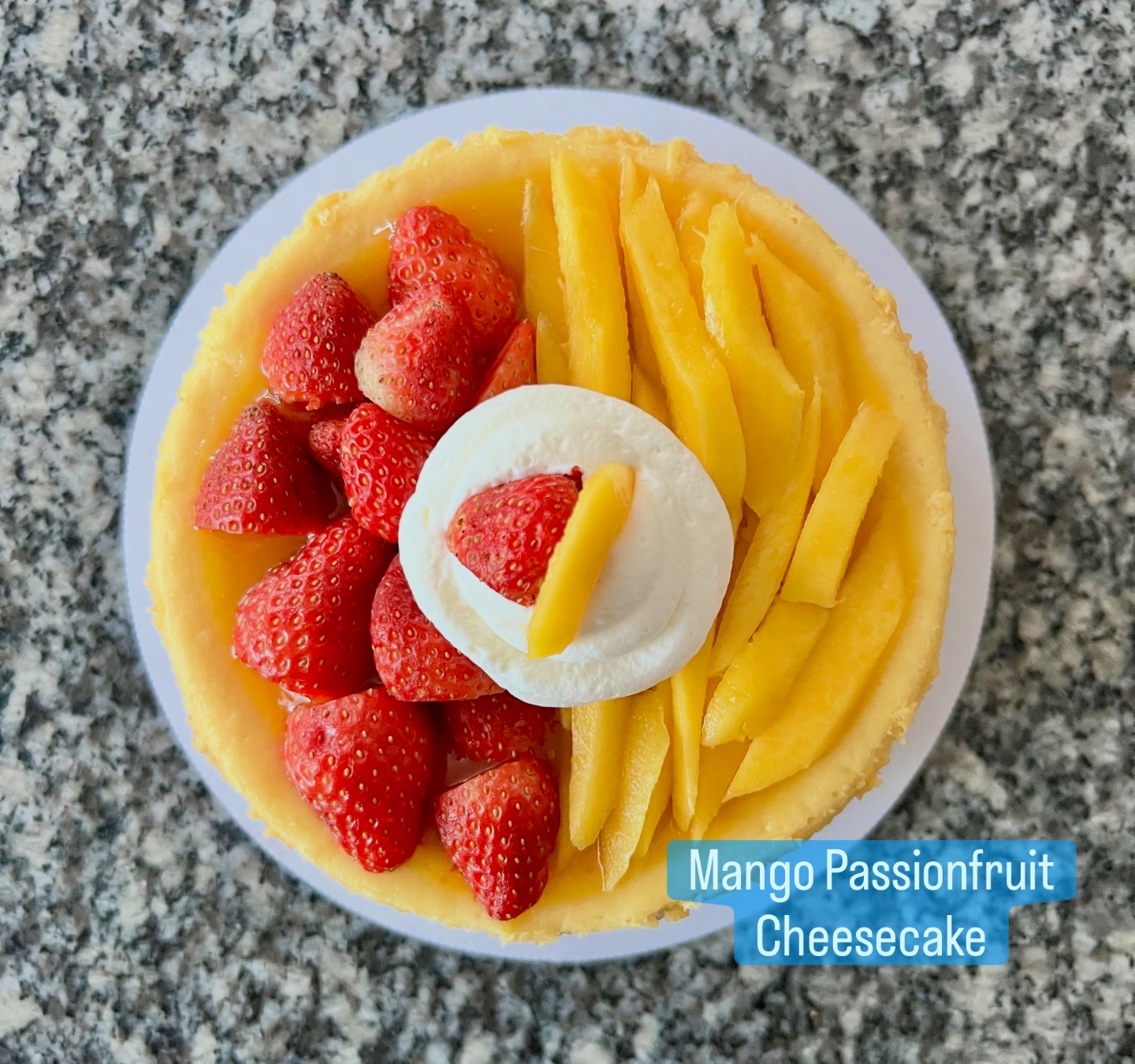 Mango Passionfruit Cheesecake