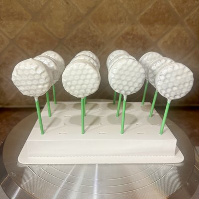 Cake Pops - Golf Ball, Flat Disc (12)