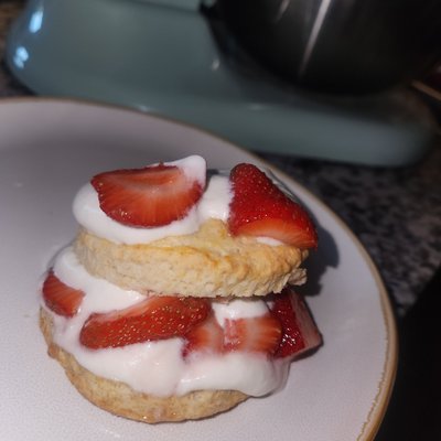 Strawberry Shortcake W/ Homemade Whipped Cream