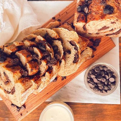 Chocolate Chip Sourdough Loaf
